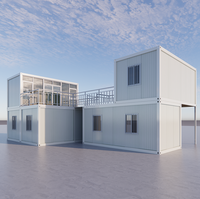 Fournisseurs de maisons préfabriquées en conteneurs plats personnalisés, caravane, maison préfabriquée, fourgon de 40 pieds avec chambre et salle de bain à Dubaï, Kenya