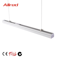Lumière LED linéaire industrielle 82+ CRI en aluminium+PC pour l'éclairage d'entrepôts et d'usines AC200-240V
