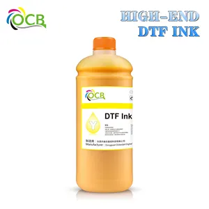 OCB grosir tinta DTF putih kualitas tinggi terbaik digunakan untuk Epson 1000ml XP600 L805 L1800 A4 cetak Digital Film Transfer panas