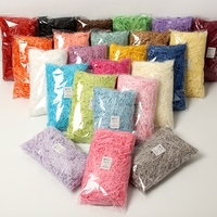 Vente en gros Papier de découpe froissé coloré Papier déchiqueté Remplissage Papier de soie crêpe pour cadeaux et cosmétiques