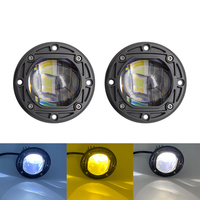 Barre de feux de travail à LED 8D de 3 pouces, 20W, 12V/24V, pour voiture, camion, VTT, 6000K, 4x4