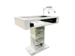 Tour de contrôleur DJ de podium de bureau de studio de <span class=keywords><strong>Disc</strong></span> <span class=keywords><strong>Jockey</strong></span> de fête de mariage avec le support d'ordinateur portable flight case - Product Image 4