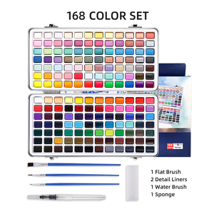 Juego de pintura de acuarela profesional, pinturas de acuarela para niños, pinturas de acuarela famosas, pintura para niños - Product Image 6