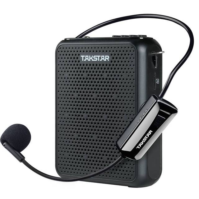 For TAKSTAR E300W Compatible 10W Portable Mini Amplifier UHF 40 Meters Wireless Transmission Microphone Radio Recording Function