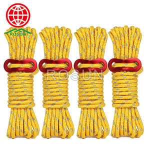 <span class=keywords><strong>Corde</strong></span> à vent réfléchissante 4x4M, nouvelle <span class=keywords><strong>corde</strong></span> avec boucle, abri pour auvent solaire, veilleuse <span class=keywords><strong>de</strong></span> Camping, tente ample - Product Image 3