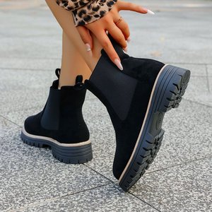 Nouvelles bottes à lacets en daim à semelle épaisse pour femmes, décontractées, multifonctionnelles, à talon épais - Product Image 2