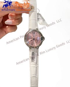 Montre de couple avec logo, mouvement à quartz de luxe, boîtier rond en acier, montre de charme de marque pour homme et femme - Product Image 6