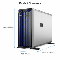 Serveur Tour Dell PowerEdge T360 4.5U en Stock, Intel Xeon E-2400, RAM DDR5 ECC, IDRAC9, RAID, Serveur Réseau ERP pour Petites Entreprises