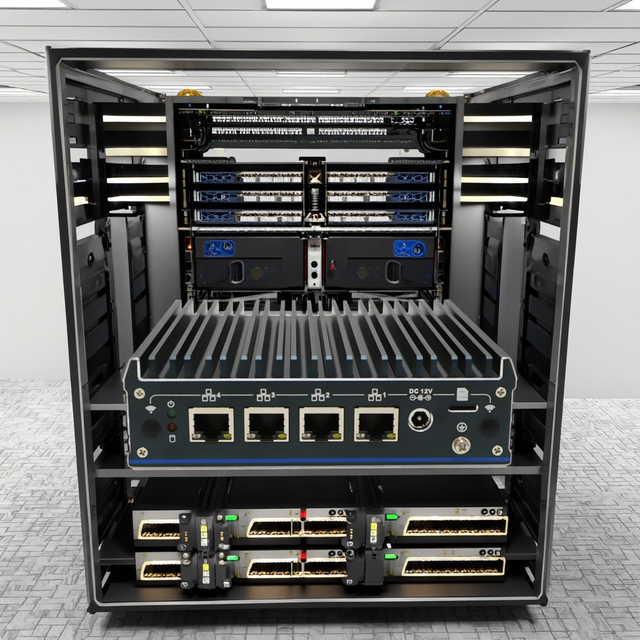 Partaker 12th Gen Micro Firewall Appliance 4 Intel I225 NIC Ports Fanless Mini PC J6412 Network Gateway Soft Router