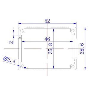 EBM IP54 Protection Custom 6063 Aluminum Alloy Extrusion Control Box Split Type Inverter <b>Enclosure</b> - Product Image 4