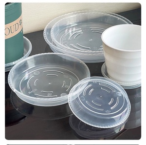Soucoupe <span class=keywords><strong>de</strong></span> pot <span class=keywords><strong>de</strong></span> fleurs <span class=keywords><strong>de</strong></span> haute qualité, soucoupe ronde en plastique transparente - Product Image 6