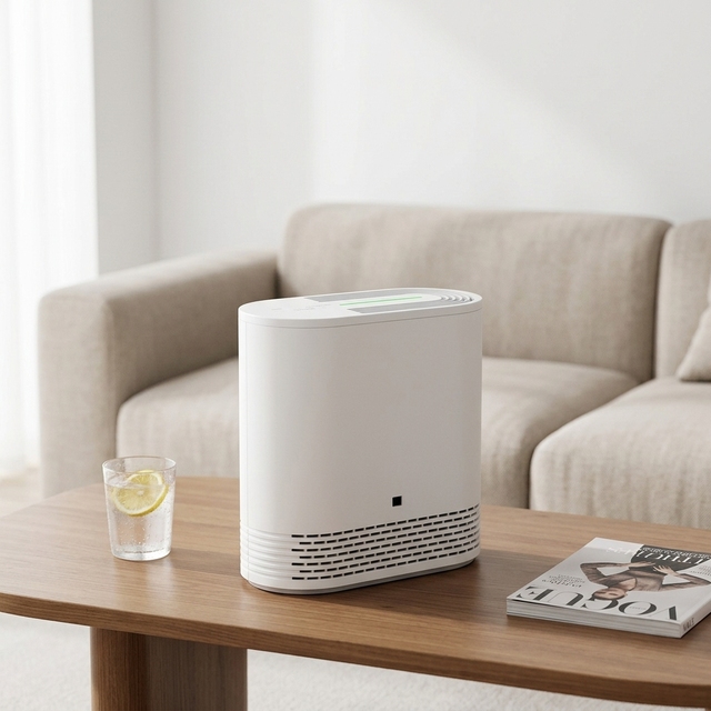 Intelligent Home Use Air Purifier With HEPA Filter Small Smoke Removal Air Cleaner Rooms Electric EU Plug Desktop Installation