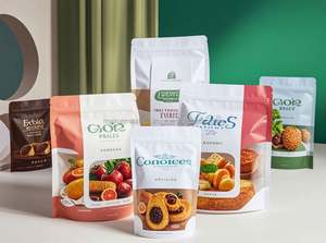 ถุงซิปล็อคแบบตั้งได้ พิมพ์ลายกราเวียร์ตามสั่ง สำหรับบรรจุภัณฑ์ขนมขบเคี้ยว ใช้ซ้ำได้ เป็นมิตรกับสิ่งแวดล้อม และใช้งานได้จริง - Product Image 4