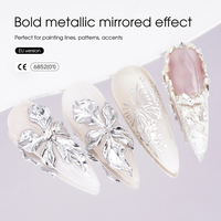 MissGel TPO Sans Hema Fabricant De Marque Privée Soak Off Gel Uv Nail Art Peinture Sur Métal Sans TPO Vernis Gel Chrome Argenté