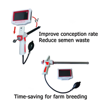 Extracteur de sperme portable pour animaux de compagnie (chien, chat, lapin) pour l'insémination artificielle des bovins et des chevaux, diamètre du câble de 12 mm