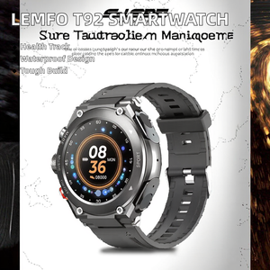 T92 Thể Thao Smartwatch TWS Tai nghe không dây da la bàn oxy máu giám sát cho IOS <span class=keywords><strong>Android</strong></span> silica gel IPS - Product Image 3