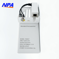 Divisor PoE Impermeable para Exteriores de 15W con Plug and Play, QoS, 10/100Mbps, Estándar IEEE 802.3af/at, Adaptador No Aislado para Cámara IP