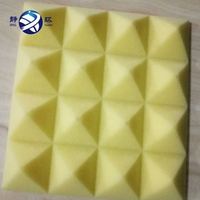 Panneau acoustique en mousse de polyester Jinghuan, isolation phonique moderne, réduction de bruit élevée (30 dB), imperméable, écologique, ignifuge