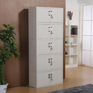 Armoire de classement métallique verrouillable à 5 sections pour l'organisation des documents - Product Image 1