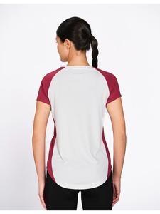 Camiseta Deportiva Munns & Mars para Mujer, Diseño Color Block, Poliéster, Corte Atlético Regular, Dobladillo Curvo, para Entrenamiento Físico - Product Image 6