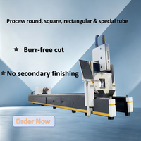Machine de découpe laser de précision pour tubes en acier inoxydable et en acier au carbone, pour tubes ronds et carrés, avec perforation et découpe en biseau