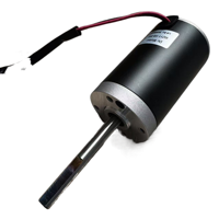 Machine à balles de tennis 60mm Moteur à courant continu 12v 24v pour le lancement de balles de tennis, performance légère et personnalisée de petite taille