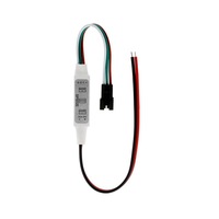 SP002E Mini Controlador de Tira de LED RGB de Píxeles Direccionables de 3 Teclas para Luz Led Magic 2017 Dream Color WS2811 WS2812B