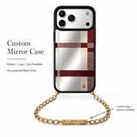 Funda Magnética para Teléfono con Espejo, Personalizable con Logotipo, Material TPU, PC y Acrílico, Admite Personalización en Pequeños Lotes, Envío Rápido