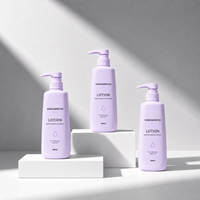 Flacon pompe à lotion blanc de qualité supérieure de 500 ml (17 oz) pour shampoing, gel douche, emballage cosmétique en plastique rechargeable vide