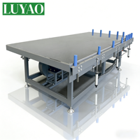 Mesa de Flotación de Aire para Aplicaciones de Vidrio Aislante, Maquinaria para Producción de Vidrio, Suministro Directo de Fábrica