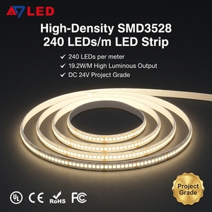 Ra90+ 240LEDs/m Led Strip <b>Light</b> 24V SMD 3528 High Brightness flexible LED <b>Light</b> Strip for <b>Advertising</b> <b>Light</b> <b>Box</b> - Product Image 5