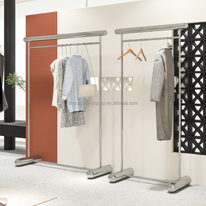 Taglia piccola in piedi appendiabiti moda appendiabiti negozio Design moderno appendiabiti mostra <span class=keywords><strong>abbigliamento</strong></span> donna per bambini - Product Image 1