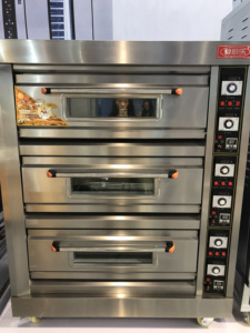 Four commercial électrique/gaz complet pour boulangerie, idéal pour la cuisson du pain, bon état, prix avantageux, Chine - Product Image 3