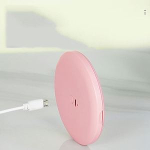 Wholesale <b>LED</b> Portable Flip Cover <b>Makeup</b> <b>Mirror</b> with Light, Portable Folding Circular Gift, Double-sided <b>Makeup</b> <b>Mirror</b> - Product Image 4