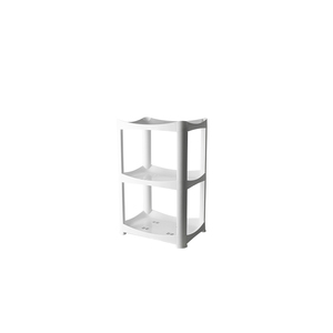 Sistema japonés familiar de doble nivel de pie tipo PP estantería de almacenamiento para dormitorio - Product Image 3