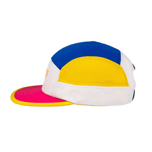 Logotipo personalizado 5 Panel Running Hat <span class=keywords><strong>EVA</strong></span> Flat Bill Camping Cap UPF Transpirable Running Cap Ligero Running Hat con parche <span class=keywords><strong>de</strong></span> <span class=keywords><strong>goma</strong></span> - Product Image 2