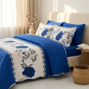 Ensemble de literie imprimée 32 pièces « Room in a Bag » pour toutes les saisons, avec accessoires de bain et rideaux, solution tout-en-un, disponible depuis notre entrepôt local aux États-Unis - Product Image 5