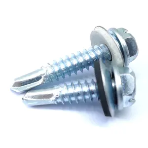 Sechs kantkopf #10 Größe Edelstahl Selbst bohrende Schraube für Metalldach - Product Image 3