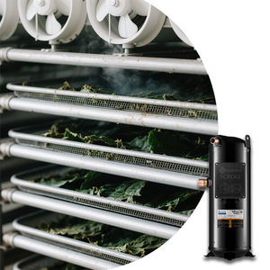 Compresseur à défilement à pompe à chaleur à configuration standard XECOM pour le séchage du tabac Désinfection à haute température des bouteilles de bière - Product Image 1