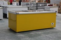 Congélateur îlot en acier inoxydable 201 à porte coulissante pour la restauration