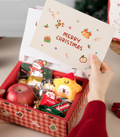 Boîte en papier de luxe pour bonbons, biscuits et friandises de fêtes, emballage personnalisé pour boîte cadeau de Noël