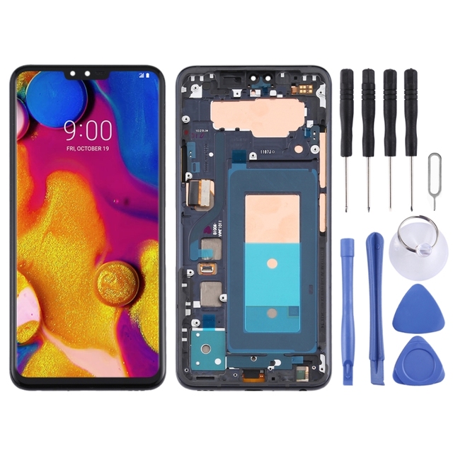 High Quality Original LCD Screen Front Touch Display for LG V40 ThinQ Digitizer Full Assembly with Frame