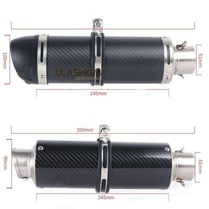 Scarico Slip-On per Yamaha YZF R15 MT15 <span class=keywords><strong>MT</strong></span> 15 <span class=keywords><strong>125</strong></span> 2008-2017 Sistema di Scarico Moto con Silenziatore e Tubo di Raccordo Centrale Modificato - Product Image 6