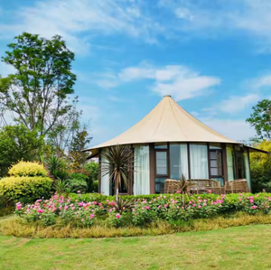 Customized Steel Structure Waterproof and Windproof Fabric for Family Vacation <b>Glamping</b> Hotel <b>Tent</b> - Product Image 6