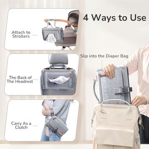 Station de change portable pour bébé, imperméable, légère, de qualité supérieure, fabriquée en usine BSCI - Product Image 5