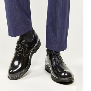 Туфли-оксфорды мужские из глянцевой кожи - Product Image 4