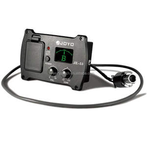 Égaliseur préampli Joyo JE-53 avec micro en porcelaine, alimentation par pile 9V, construction en plastique pour <span class=keywords><strong>guitare</strong></span> <span class=keywords><strong>acoustique</strong></span> - Product Image 5