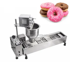Máquina automática do donut da maquinaria do petisco do equipamento de cozinha comercial mini fileira/donuts profundamente fritadeira