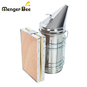 Suministro directo de fábrica Leatheroid Honey Bee Smoker Box Fumador DE ABEJAS DE ACERO INOXIDABLE - Product Image 1