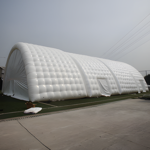 โรงเก็บเครื่องบินกันลมขนาดยักษ์แบบพกพากันลมเต็นท์คลังสินค้าแบบสูบลมโรงงานจัดแสดงอาคารกีฬา - Product Image 6